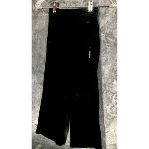 Reebok Boys Spring Knit jogger Pant  XS 4/5 Black  side pockets elastic waist